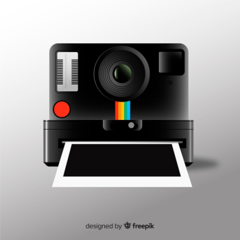 polaroid camera vector
