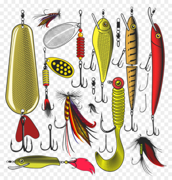 Free: Fishing Lure Icons Set 