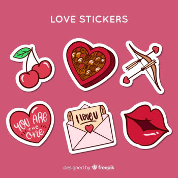 love stickers collection By Nataka
