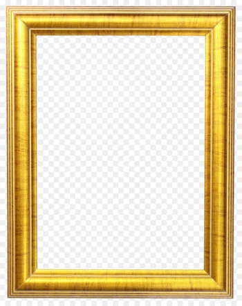 Free: Picture frame Cross-stitch Pattern - Gold Frame 