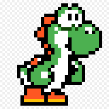 Pixilart - yoshi and yoshi egg (green and red) by Anonymous