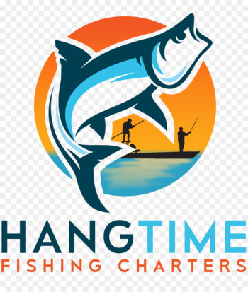 Free: Big bass fishing logo with hexagon and negative vector image