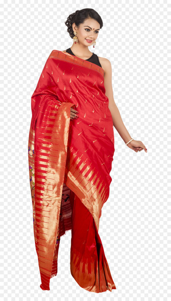 Free: Hina Khan Wedding sari Georgette Lehenga-style saree - clearance sale. png 