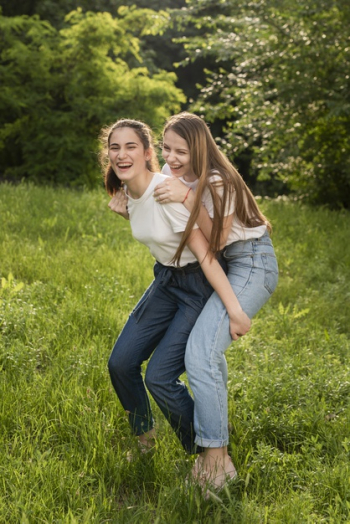 Best Friends Teenage Girl and Boy Together Having Fun, Posing Em Stock Photo  - Image of emotional, nation: 123093568