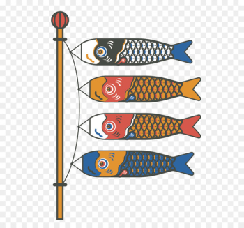 Free: Koinobori Japan Illustration Vector graphics - fish flag 