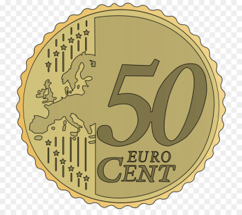 Euro Coins Euro Sign 1 Euro Coin - Clipart Euros - Png Download