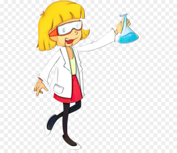 Scientist cartoon drawing - Top vector, png, psd files on 