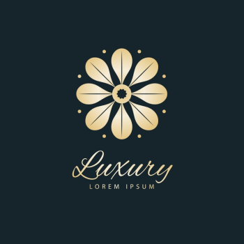 luxury logo, luxury perfume logo, flower logo Template