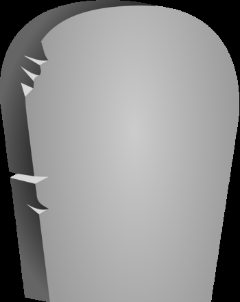 blank tombstone cartoon