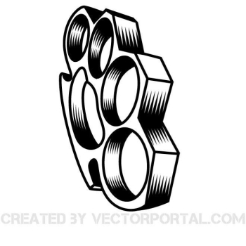 Brass knuckles - Top vector, png, psd files on