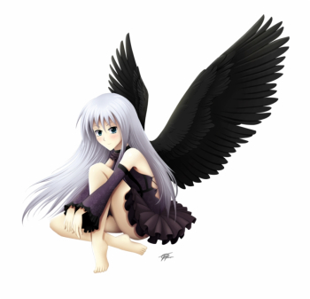 Free: Anime Render Download - Male Dark Angel, HD Png Download