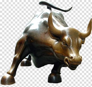 wall street bull clipart