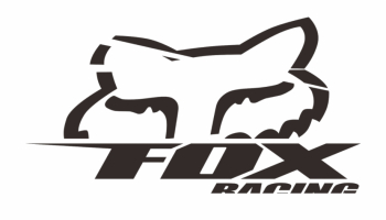 Download Fox Racing Logo Paint Splashes Wallpaper