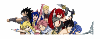 Free: Fairy Tail Wiki - Fairy Tail Natsu Lucy Gray Erza Wendy, HD Png  