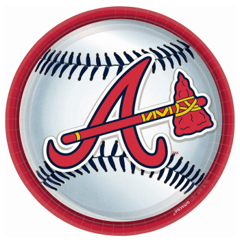 Atlanta Braves Name Monogram Feather Logo Type MLB Baseball Die