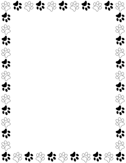 Black and white page borders - Top vector, png, psd files on