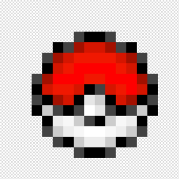 Free: Pixel art Heart, pokeball transparent background PNG clipart