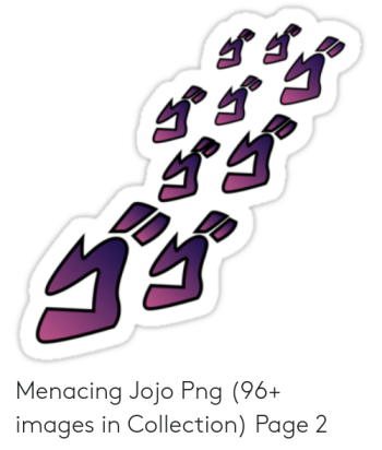 Menacing jojo meaning - Top vector, png, psd files on
