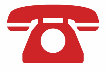 red telephone symbol