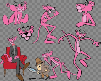 The Pink Panther Image - Pink Panther Logo PNG Image With Transparent  Background