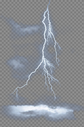 Free: Lightning Blue Electricity, Blue Lightning, blue thunder