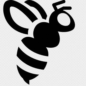 Free: Bee silhouette 01 - Transparent PNG & SVG vector 