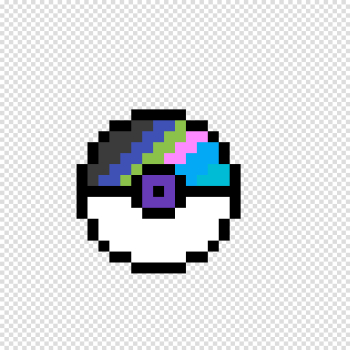 Pokeball And Pikachu - Pokeball Pixel Art Png Transparent PNG