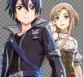 Asuna Yuuki - Sword Art Online Asuna And Yuna, HD Png Download, free png  download