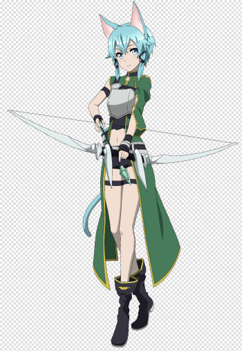 Free: Sword Art Online Grupal Girls Kawaiii X mas, anime character  transparent background PNG clipart 