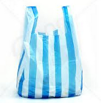 Prada Striped Woven Fabric Small Tote Bag in Blue | Lyst