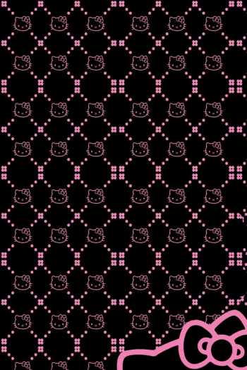 Free: Pink and Black iPhone Wallpaper | Hello Kitty Black iPhone 640x960  ... 