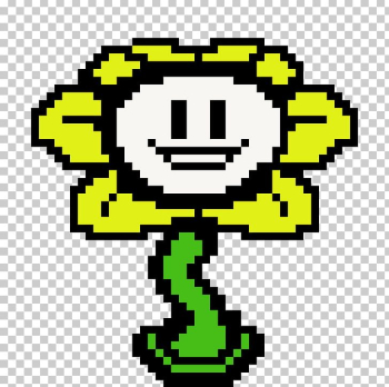 Free: Evil Flowey Png Clip Art Black And White Stock - Undertale