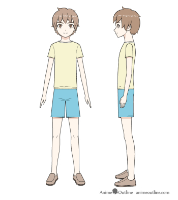 How to Draw Anime Muscular Male Body Step by Step - AnimeOutline