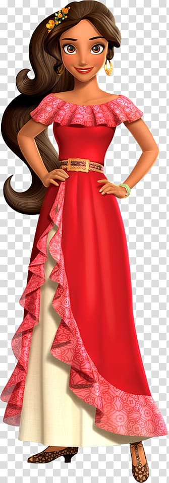 Free: Woman in red and white dress anime character illustration, Elena of  Avalor Disney Princess Poster The Walt Disney Company Adventure, princess  elena transparent background PNG clipart 
