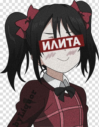 Dab Nico Yazawa Anime Wiki, Anime, black Hair, human, fictional Character  png