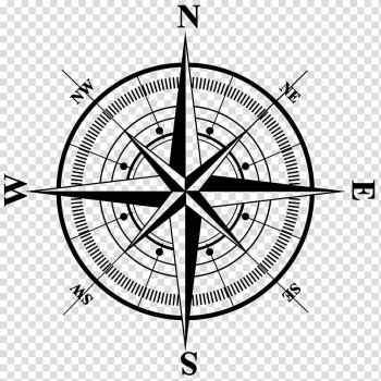 North Compass rose , compass transparent background PNG clipart