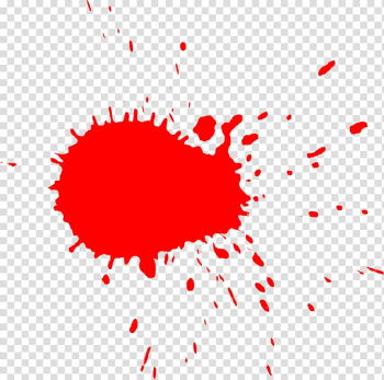 red paint splash png