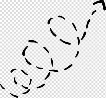 dotted line arrow png