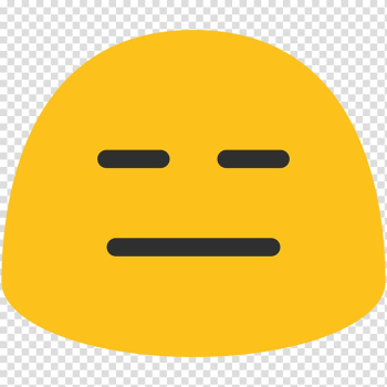 Emoji with a deadpan expression