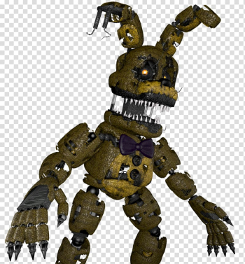 Five Nights At Freddys Bonnie Full Body Download - Fnaf 2 Withered Golden  Freddy PNG Image With Transparent Background png - Free PNG Images