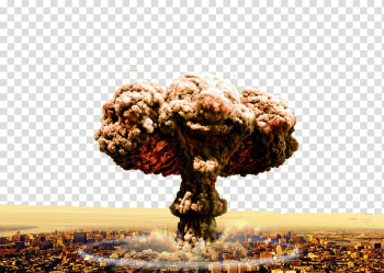 nuclear explosion transparent background