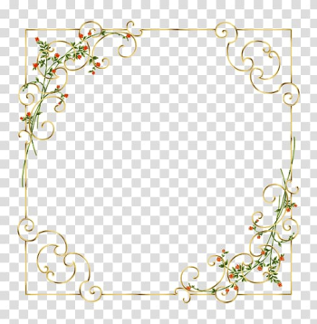 elegant border vector png