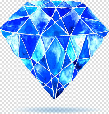 Watercolor Diamond Crystal Pattern Paint Gem Refraction Photo