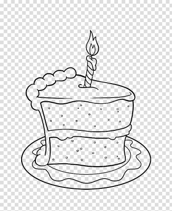 Birthday Cake Slice 