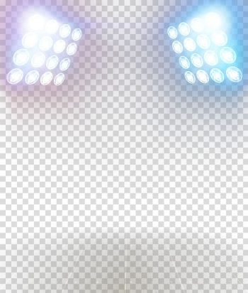 Light, Creative lighting effects, two white spotlights transparent background PNG clipart