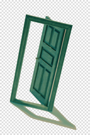 White 6 Panel Open Door isolated 18754243 PNG