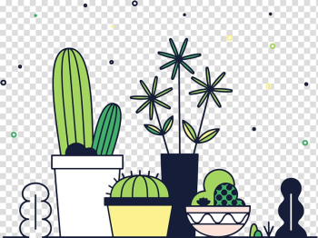 Cactaceae Euclidean Vector Clip Art - Desenho De Cactus Cute Png - Free  Transparent PNG Clipart Images Download