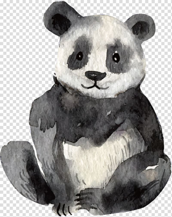 Giant panda Drawing Cuteness Love Sketch, Kawaii girl, mammal, carnivoran,  chibi png
