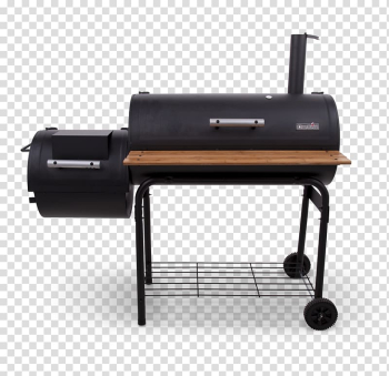Barbecue-Smoker Grilling Charcoal Oven, Black charcoal barbecue grill  transparent background PNG clipart