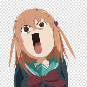 scared face anime